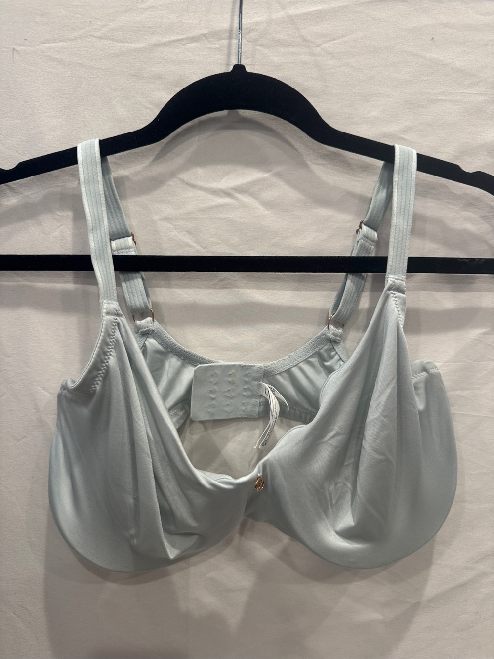 Le Mystere Light Blue Full Coverage Underwire Bra 34DDD